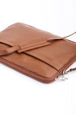 Kordovan Sleek Leather Laptop Sleeve Tan | Kordovan Leather Pakistan