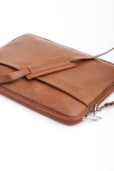 Kordovan Sleek Leather Laptop Sleeve Tan | Kordovan Leather Pakistan