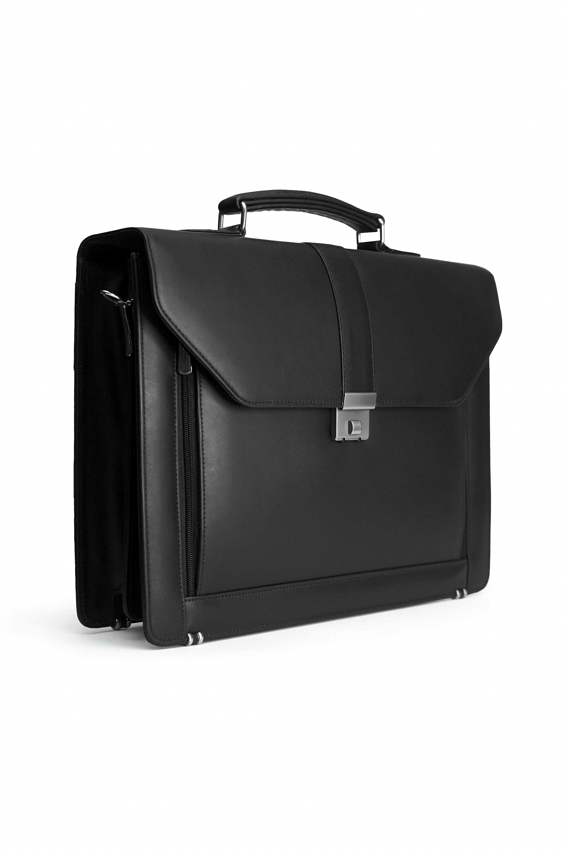 The Executive Leather Briefcase Office Bag With Laptop Compartment