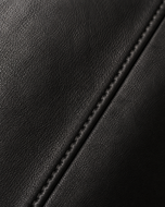 The Iconic | Men's Black Sheepskin Leather Jacket