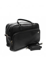 The Atlantic Trolley Duffel Bag Black | Kordovan Leather Pakistan