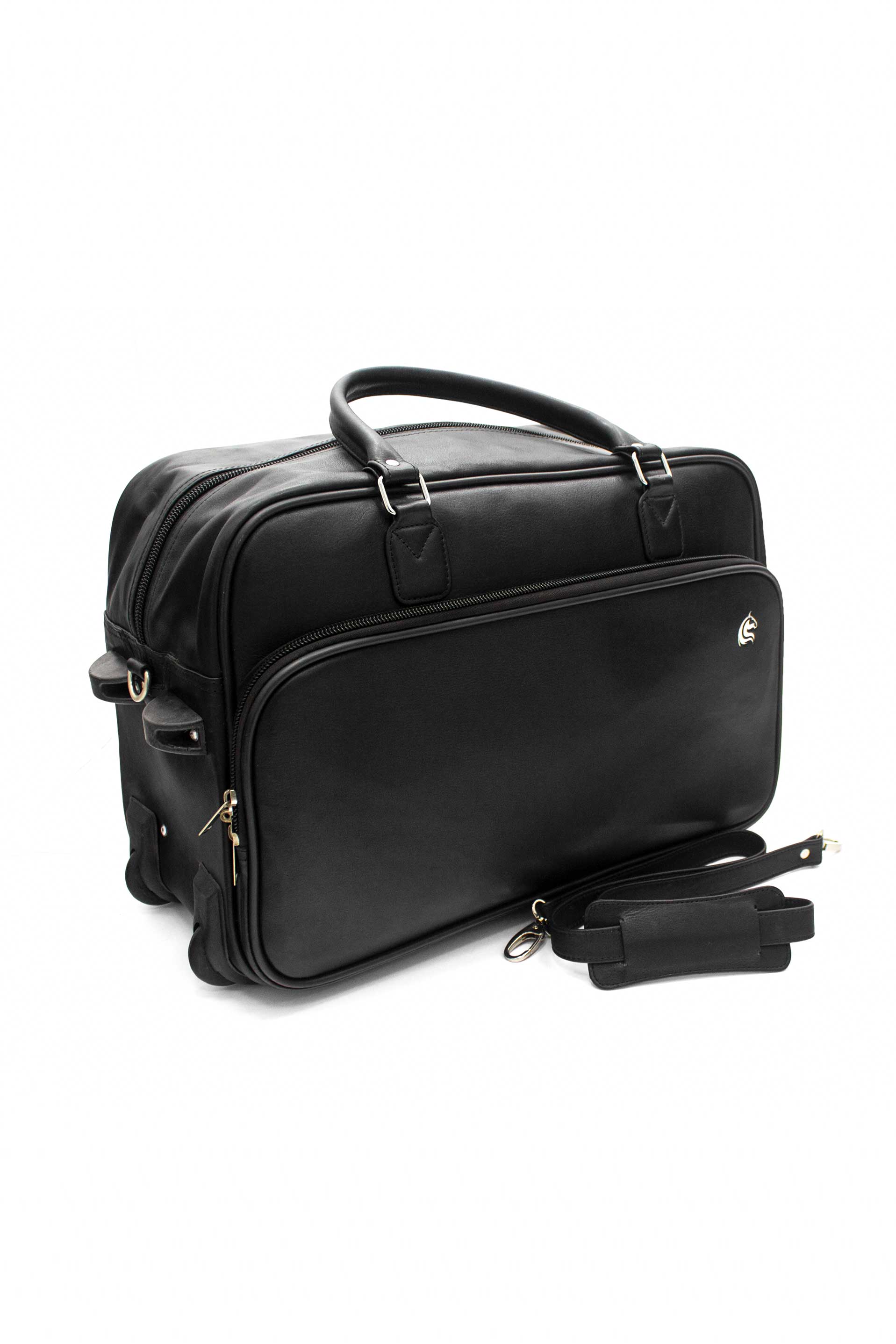 The Atlantic Trolley Duffel Bag // Black