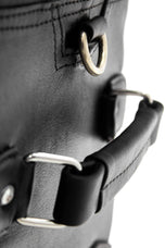 The Atlantic Trolley Duffel Bag Black | Kordovan Leather Pakistan