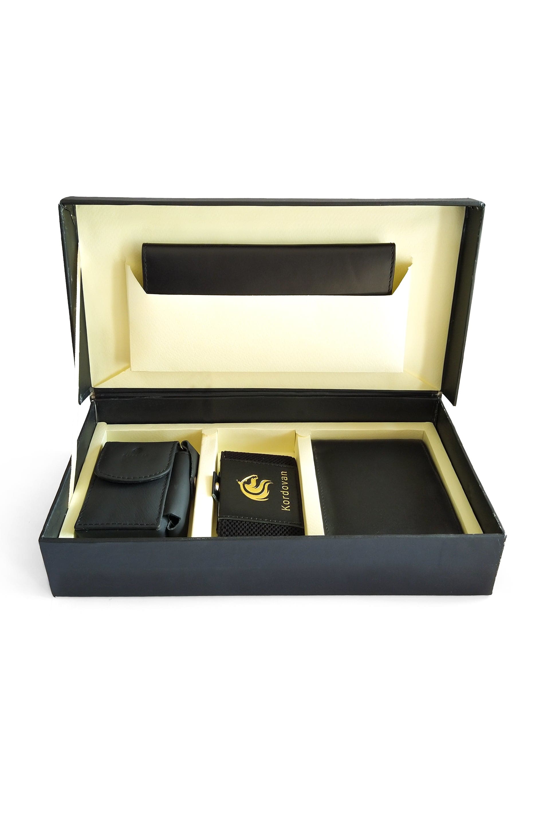 "Four in One" Leather Gift Set