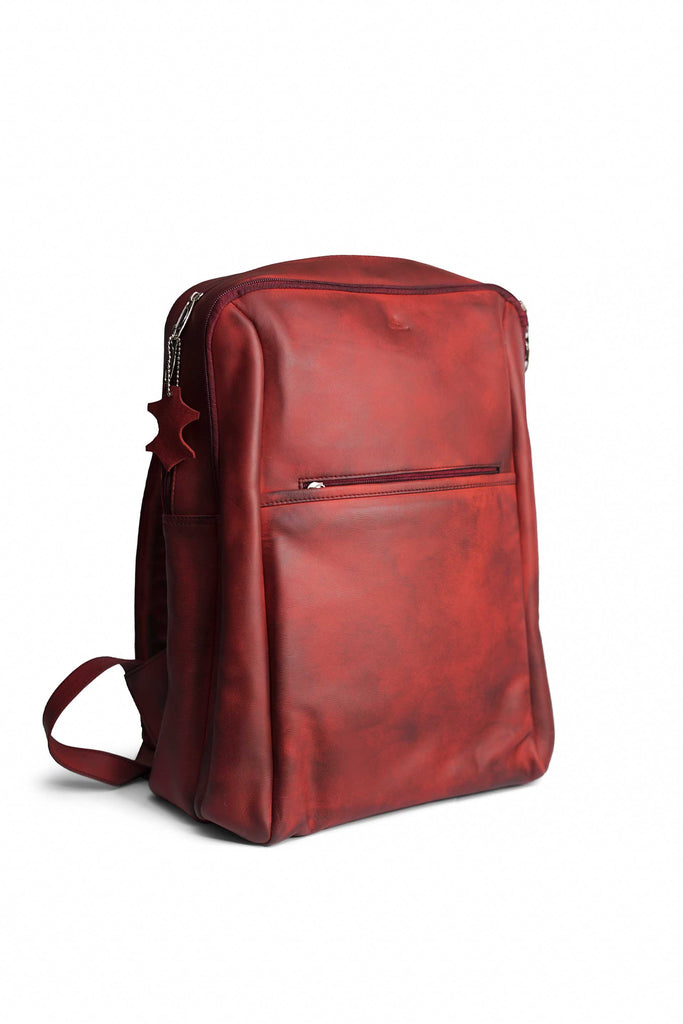 The City Backpack by Kordovan  // Rustic Red - Kordovan