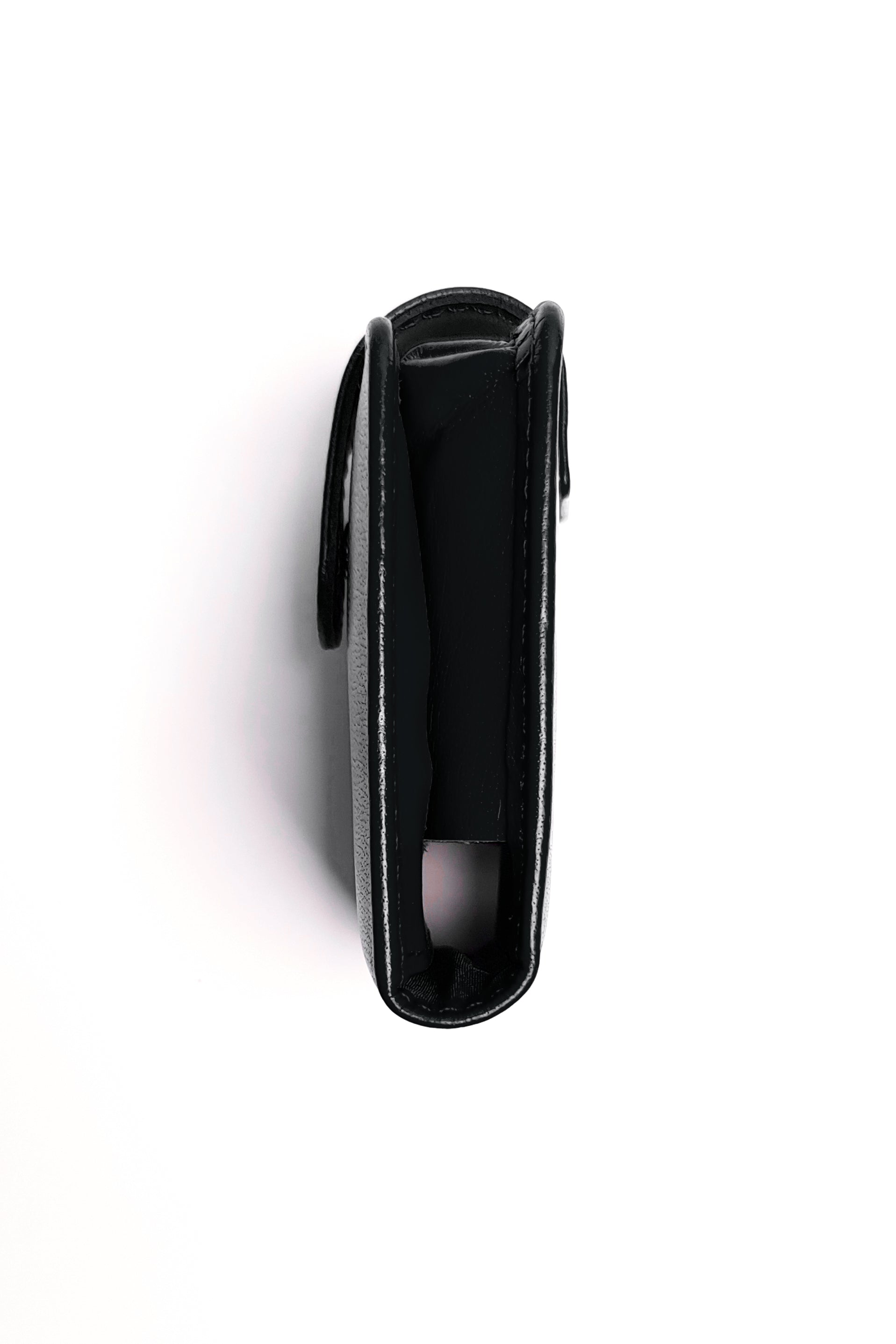 Premium Leather Lipstick Case // Black - Kordovan