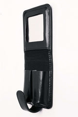 Premium Leather Lipstick Case // Black - Kordovan