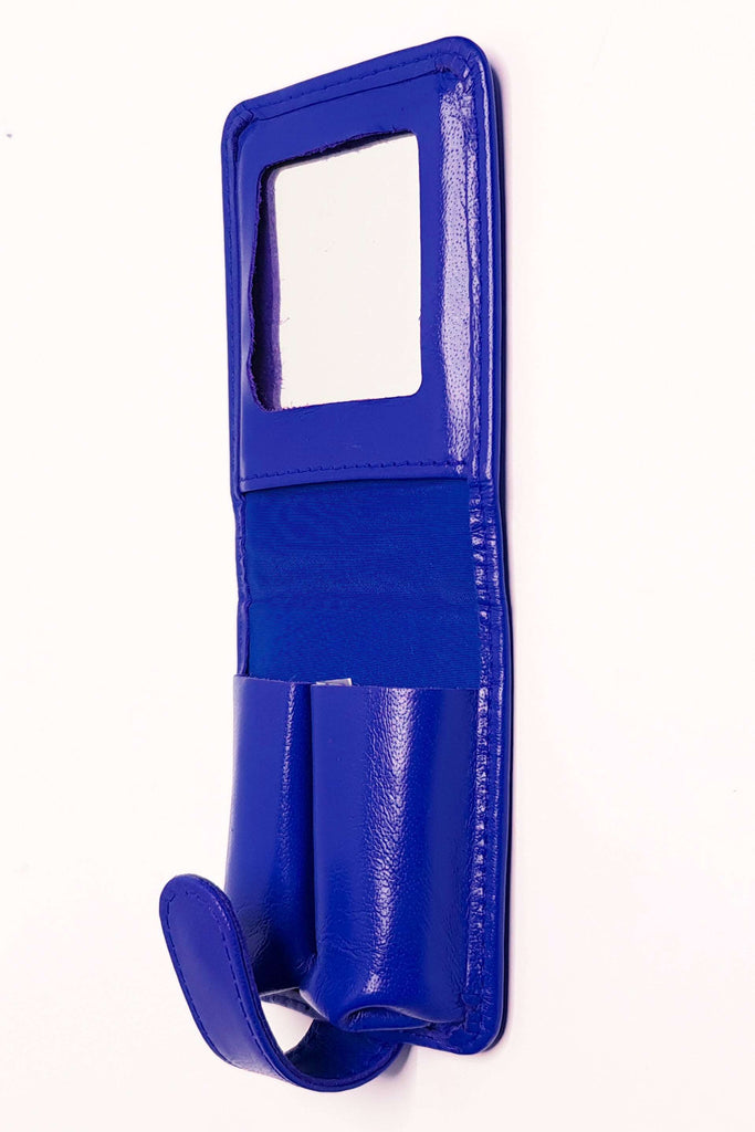 Premium Leather Lipstick Case // Blue - Kordovan