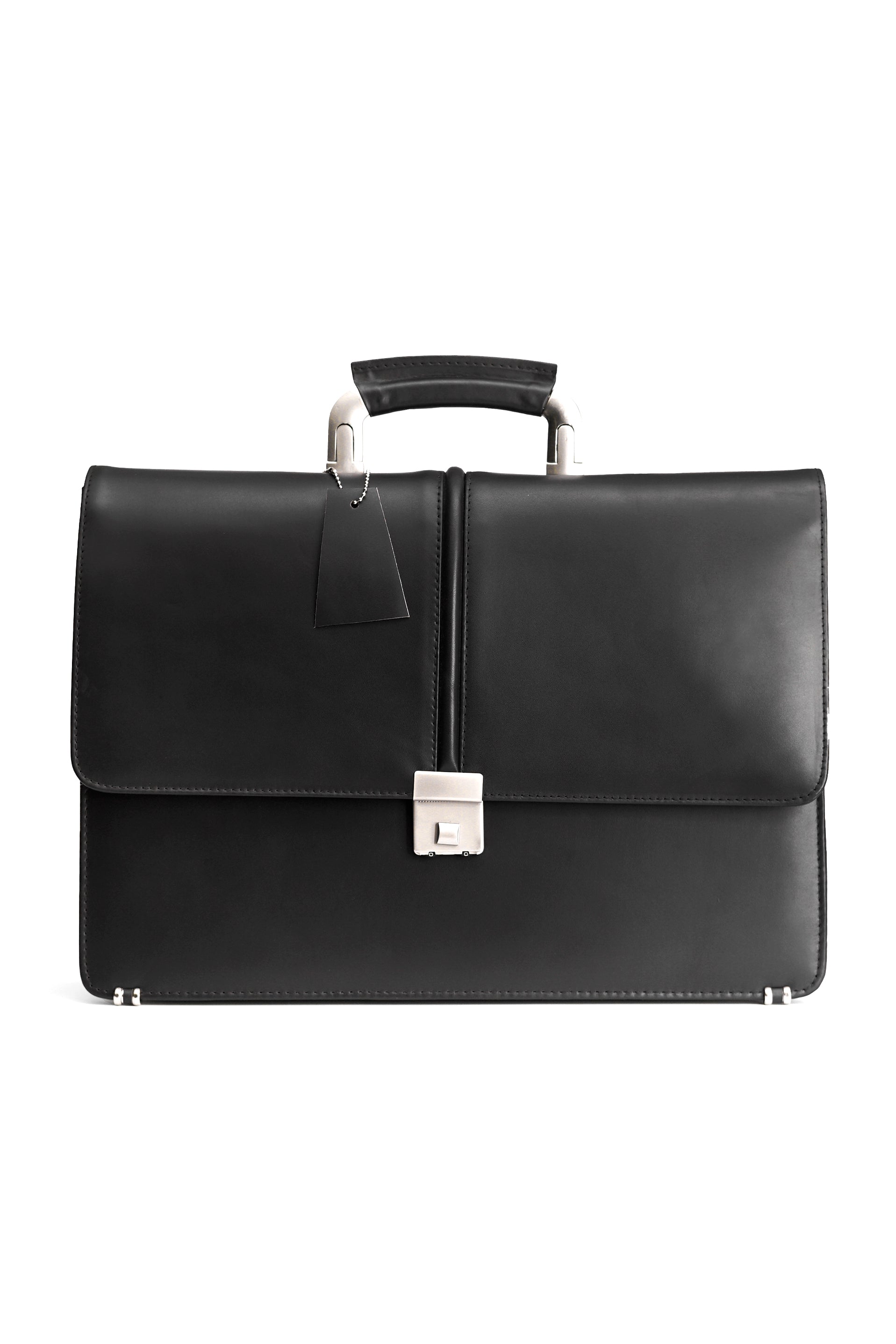 The Documate Office Bag / Briefcase with code lock // Black - Kordovan
