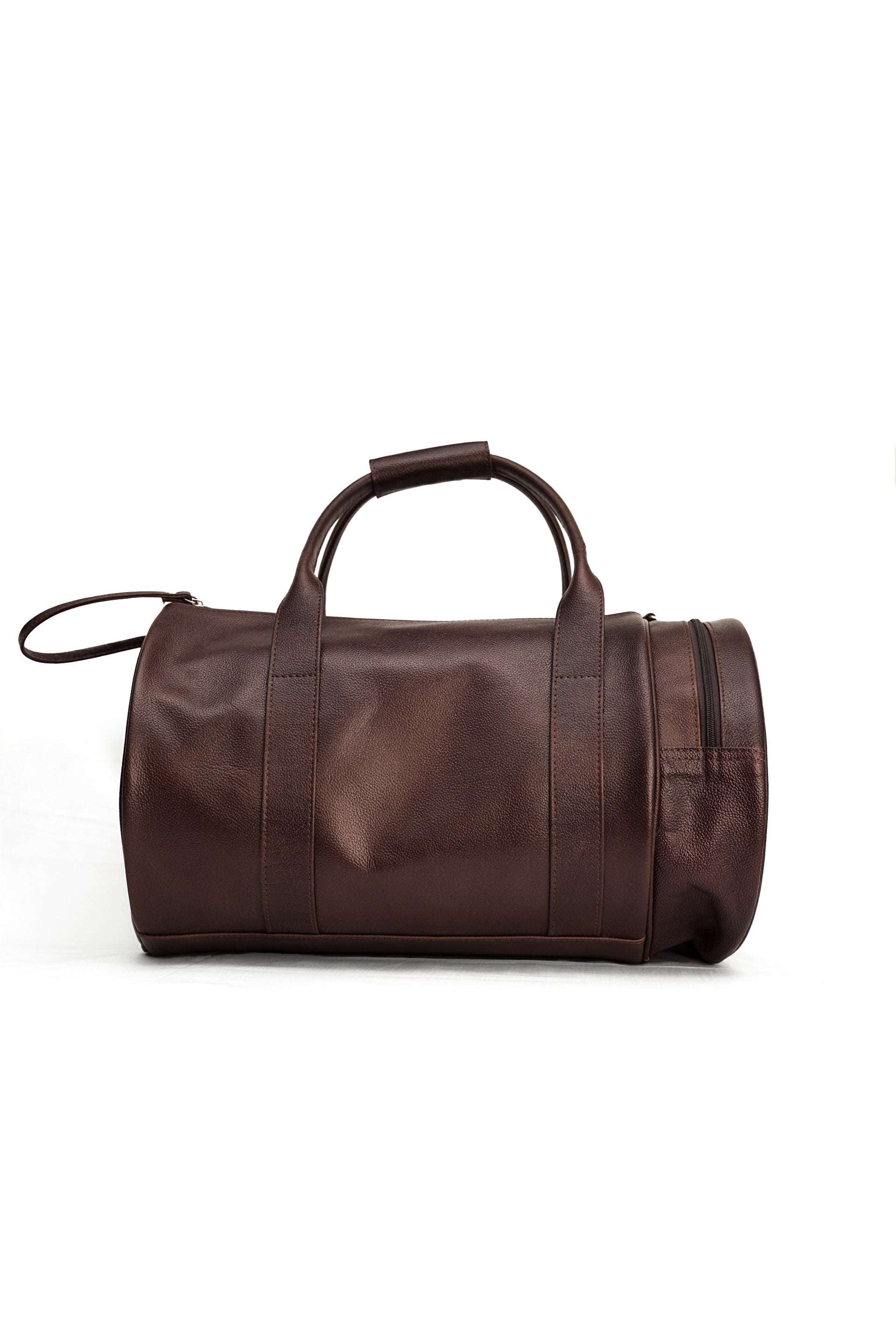 KORDOVAN's Weekender Leather Duffel Bag / Travel Bag // Brown