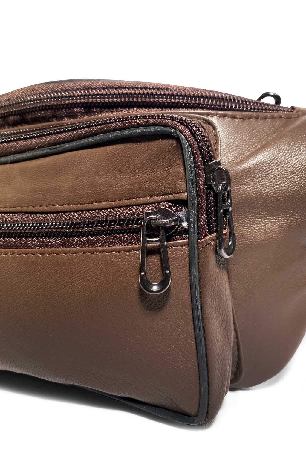 Unisex Leather Crossbody Fanny Pack