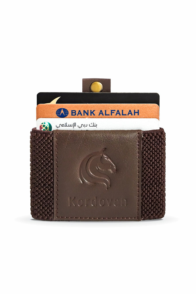 RFID Protected KODO Wallet Executive // Brown //  Glazed Calf Leather - Kordovan