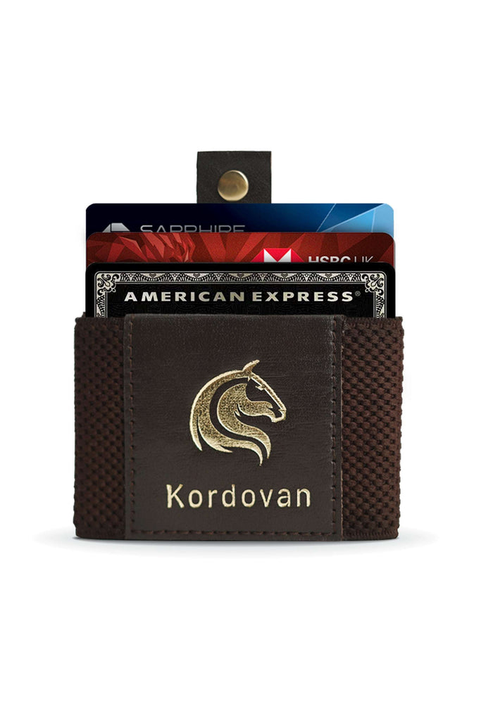 RFID Protected KODO Wallet Executive // Brown Gold //  Glazed Calf Leather