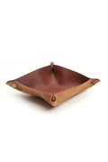 Leather Tray Organizer // Brown - Kordovan