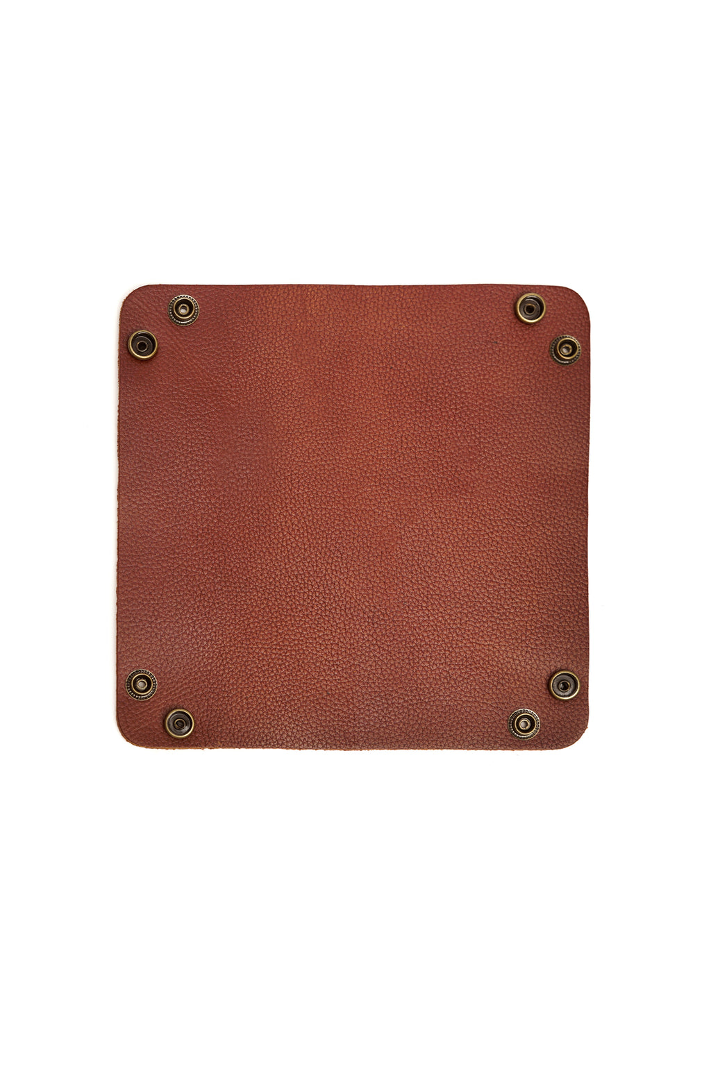 Leather Tray Organizer // Brown - Kordovan