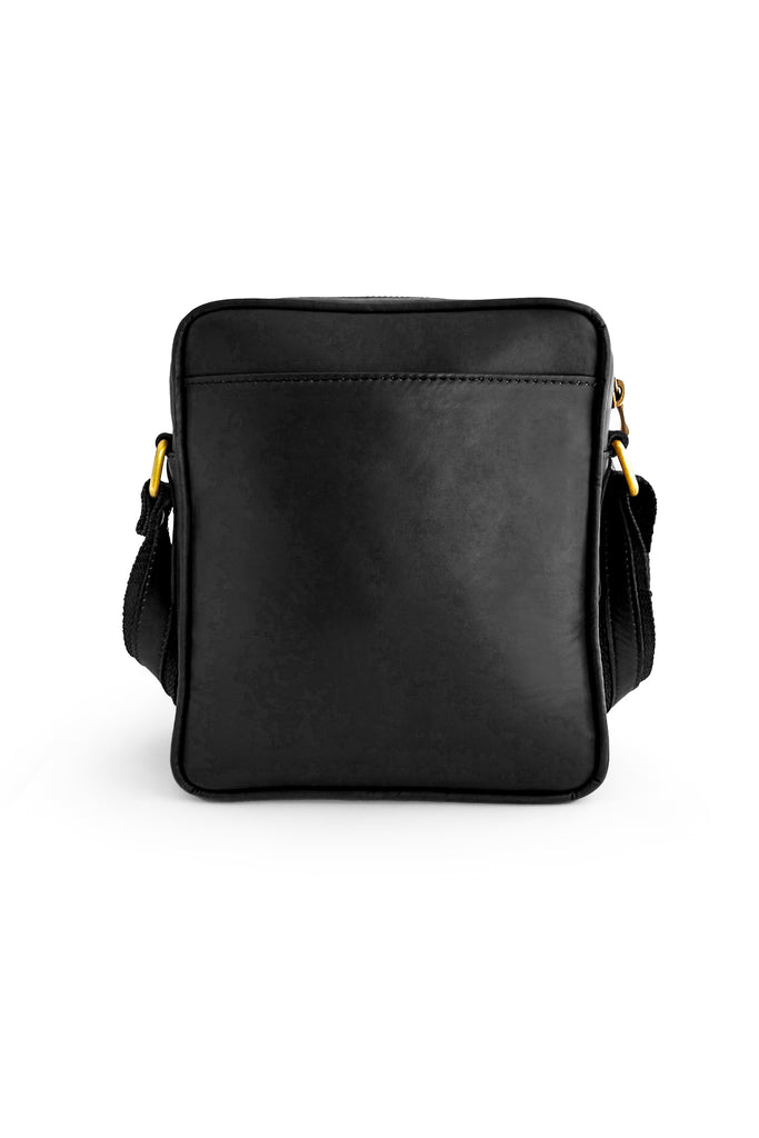 Mini Crossbody Messenger Bag // Black - Kordovan