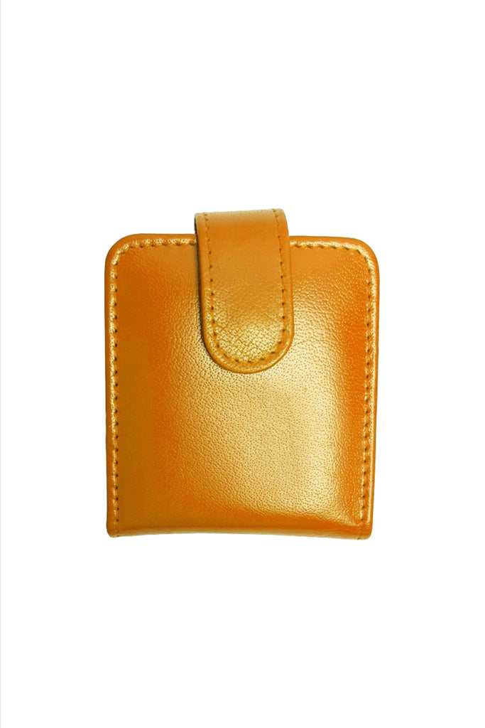 Premium Leather Lipstick Case // Mustard - Kordovan