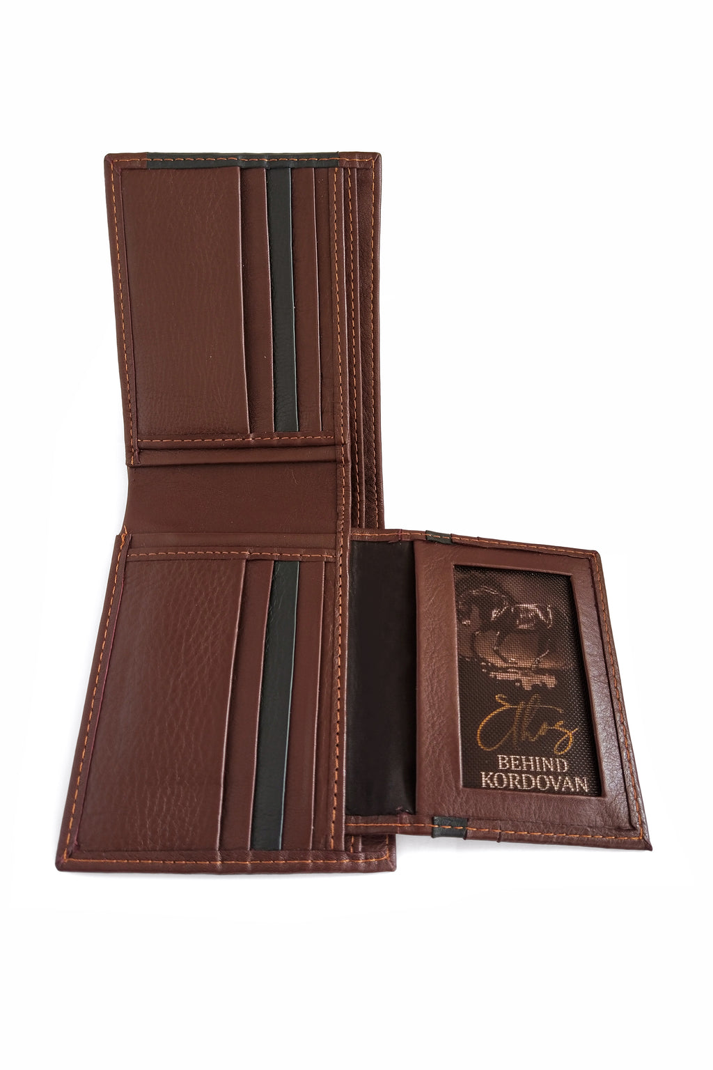"THE SHELBY" Bifold Soft Cow Leather Wallet for Men - Kordovan
