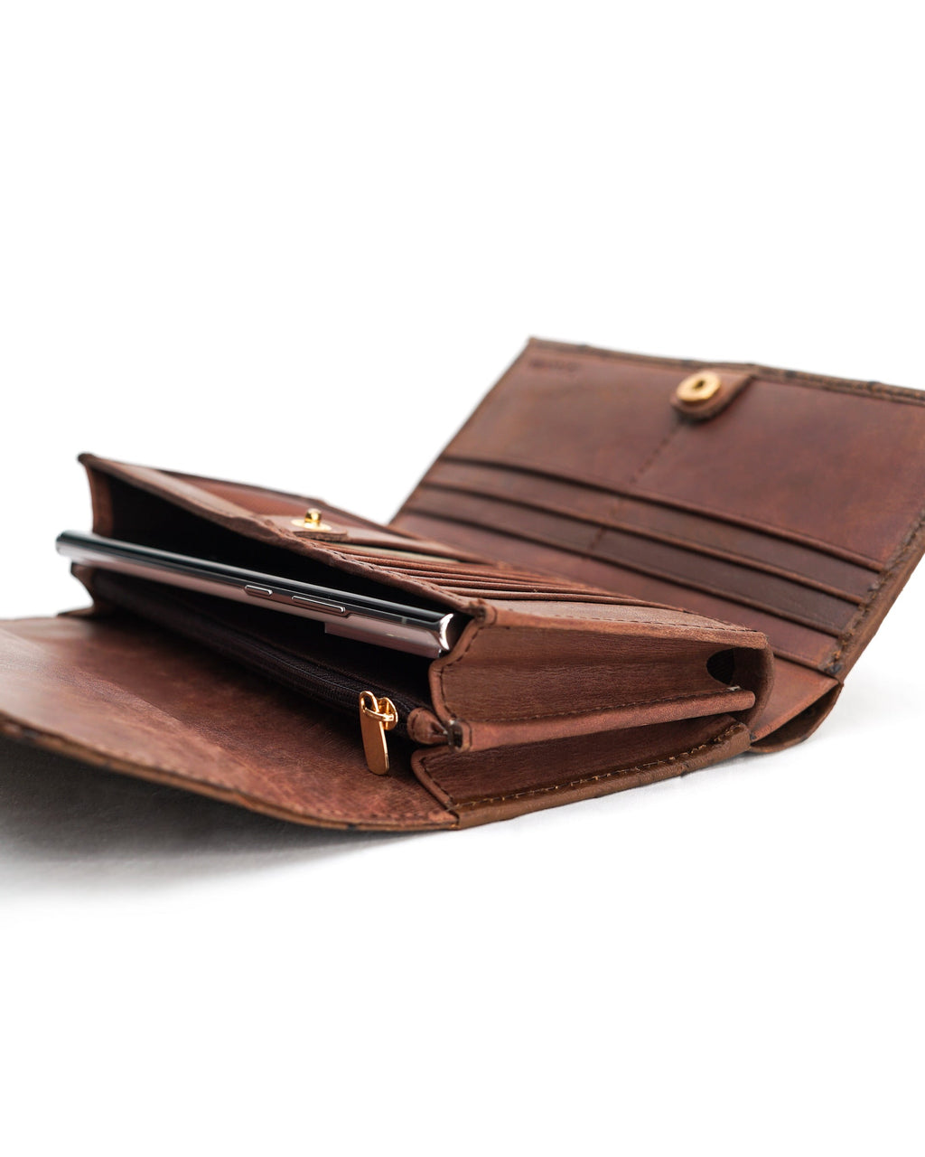The Luxurious Ladies Clutch - Wallet // Chocolate - Kordovan