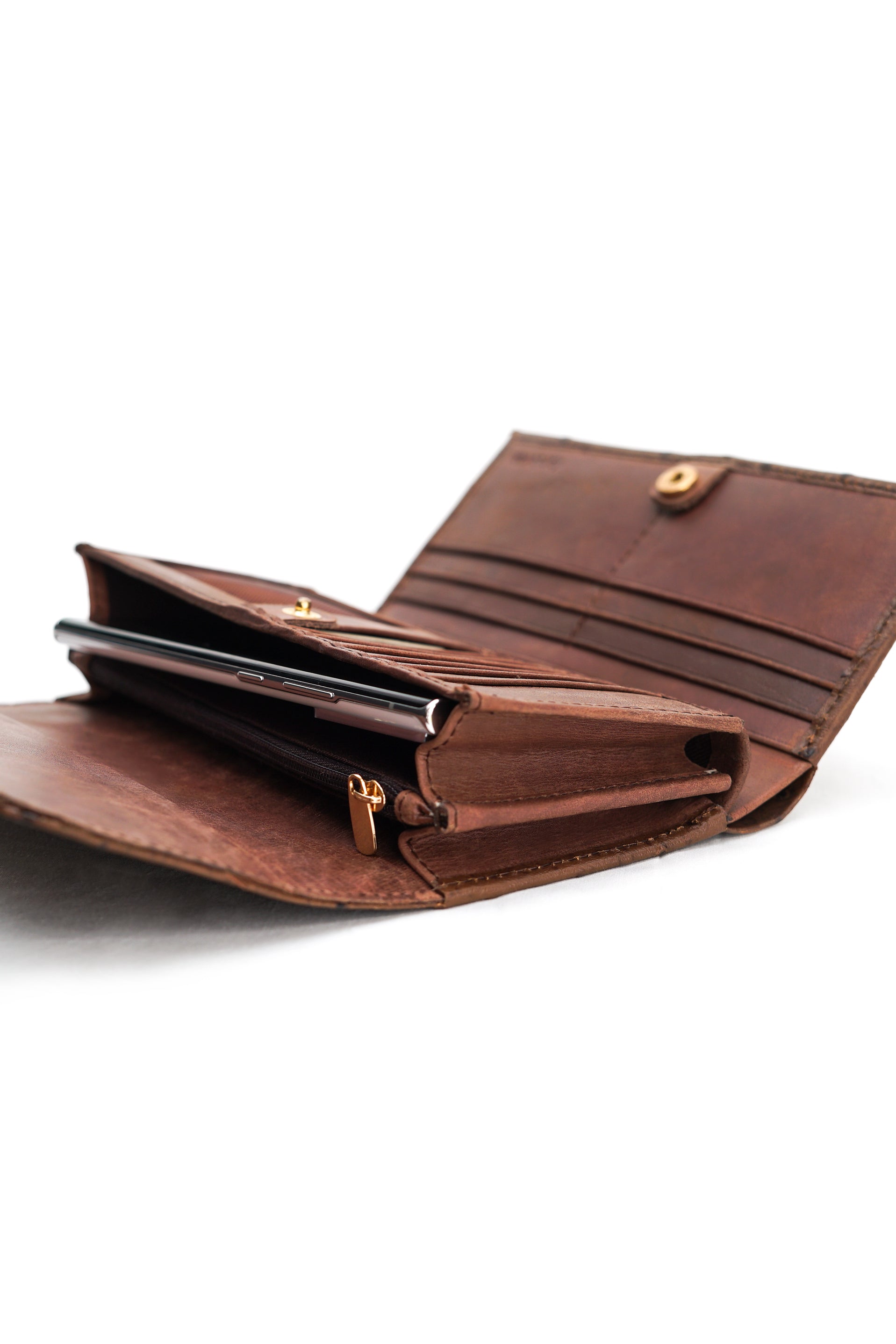 The Luxurious Ladies Clutch - Wallet // Chocolate - Kordovan