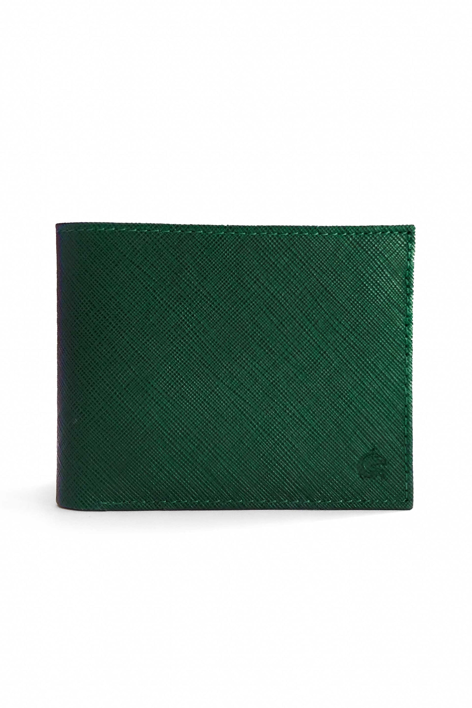 Saffiano Leather Wallet with Coin Purse - Nero (Black) main image 0