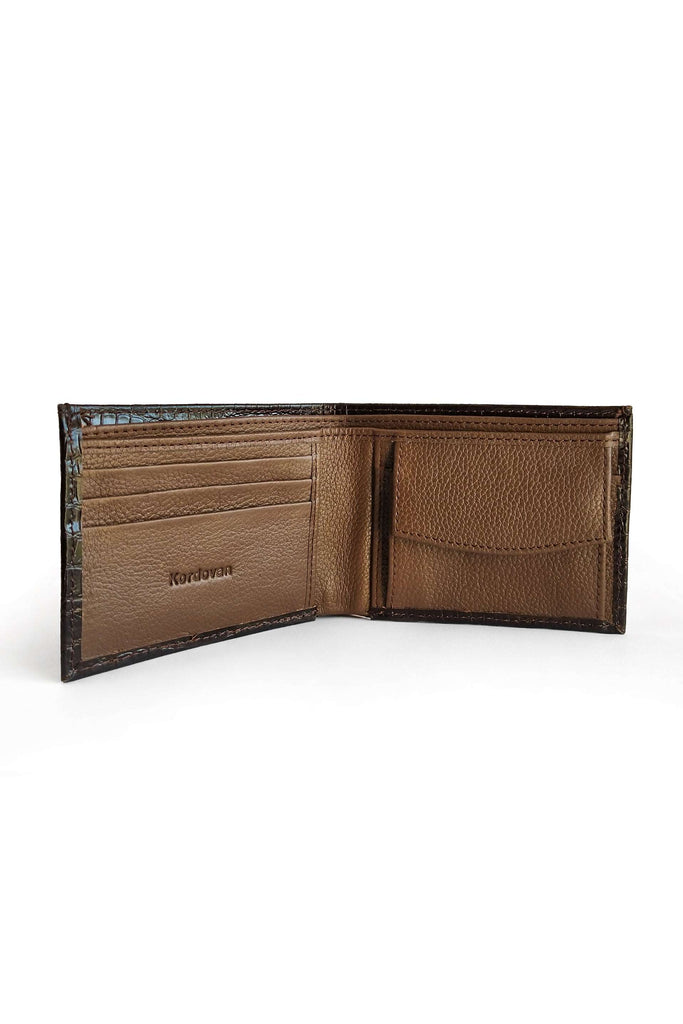 The Gator Bifold Wallet for Men // Dark Brown