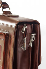 The Staton Premium Cow Leather Office Laptop Bag | Kordovan Leather Pakistan