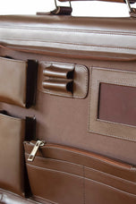 The Staton Premium Cow Leather Office Laptop Bag | Kordovan Leather Pakistan