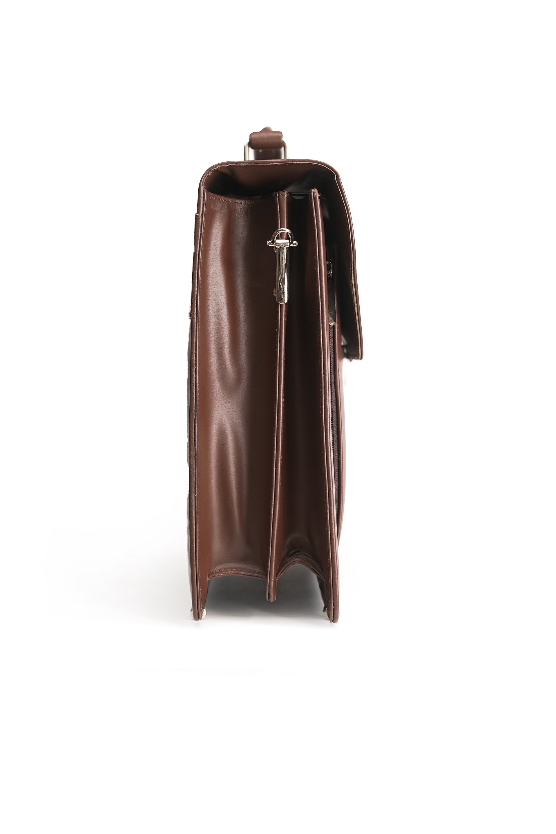 The Executive Leather Briefcase Office Bag With Laptop Compartment // Brown - Kordovan