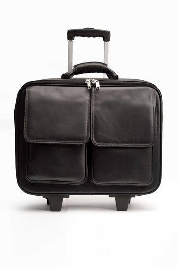 The Travel Mate Trolley Bag // Black - Kordovan