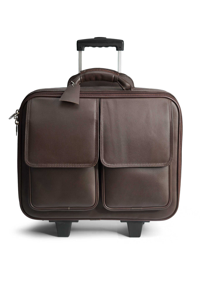 The Travel Mate Trolley Bag // Brown - Kordovan
