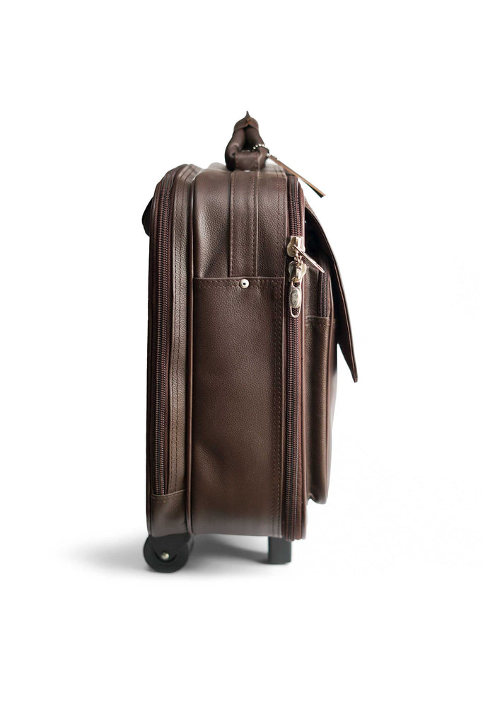 The Travel Mate Trolley Bag // Brown - Kordovan