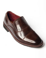 Slip-On Kordovan Oxford Leather Shoes | Kordovan Leather Pakistan