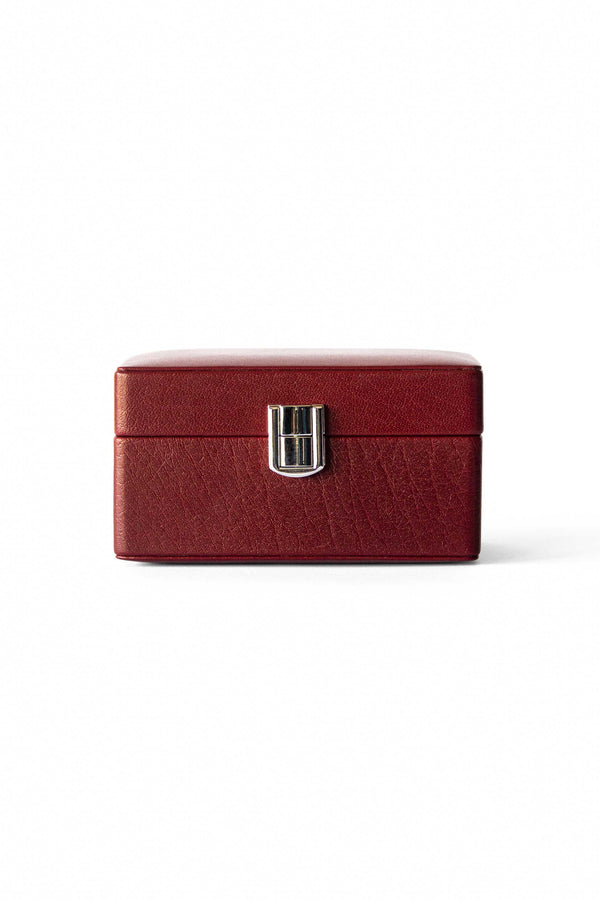 Mini Watch Cufflink Jewelry Box Unisex | Kordovan Leather Pakistan
